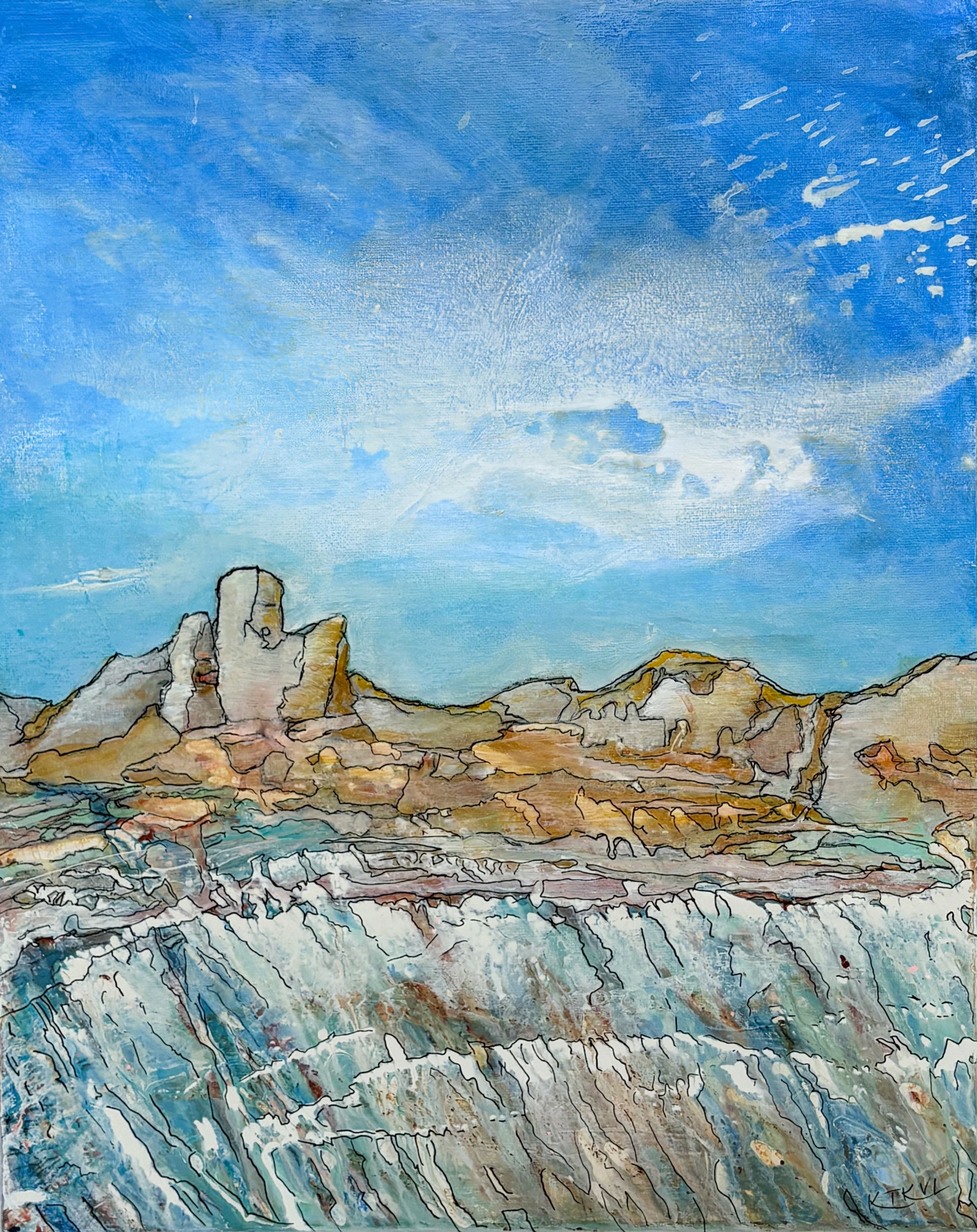 Click here to view Vestiges of Erosion by Kathleen Van Lieu
